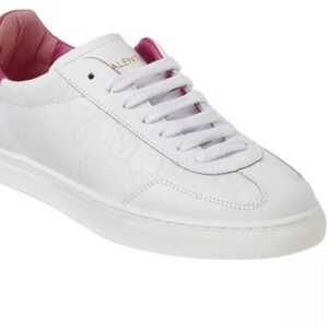 Mario Valentino Women's White and Pink Sneakers